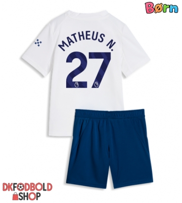 Manchester City Matheus Nunes #27 Tredje trøje Børn 2026-27 Kort ærmer (+ korte bukser)